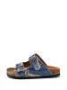 Calceo Pantoletten in Blau/ Bunt
