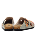Calceo Clogs in Hellblau/ Bunt