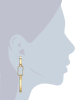 Tassioni Vergold. Ohrstecker