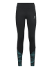 Odlo Laufleggings "Zeroweight Print" in Schwarz