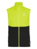 Odlo Hardloopbodywarmer "Zeroweight Warm" geel/zwart