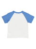 GAP Shirt wit/lichtblauw