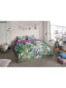 Pure Microvezel beddengoedset "Tikala" groen/paars