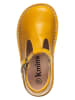 kmins Leder-Halbsandalen in Gelb