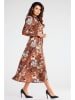 Awama Kleid in Hellbraun