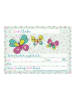 Lutz Mauder Einladungs-Set "Butterflies" in Rosa