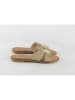 Sixth Sens Slippers goudkleurig