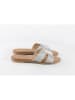 Sixth Sens Slippers zilverkleurig