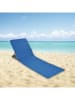 Profigarden Leżak plażowy w kolorze niebieskim - 47 x 52 x 145 cm