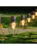 Garden Hero LED-Solar-Lichterkette in Antikbraun - (L)380 cm