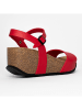Blue Bay Sleehaksandalen "Poivre" rood