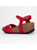 Blue Bay Sleehaksandalen "Poivre" rood