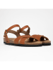 Blue Bay Sandalen "Linda" in Hellbraun