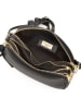Mia Tomazzi Leren schoudertas "Gradisca" zwart - (B)22,5 x (H)16 x (D)7 cm