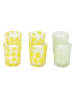 Garden Spirit 6-delige set: geurkaarsen geel - 6x 90 g