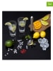 Garden Spirit 4lg. Cocktail-Set in Silber