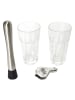 Garden Spirit 4lg. Cocktail-Set in Silber