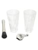 Garden Spirit 4lg. Cocktail-Set in Silber