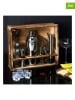 COOK CONCEPT 15tlg. Cocktail-Set in Silber/ Schwarz