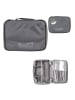 Garden Spirit Kosmetiktasche in Grau - (B)26 x (H)19 x (T)8,5 cm