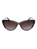 Longchamp Damen-Sonnenbrille in Grau-Silber/ Braun