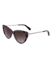 Longchamp Damskie okulary przeciwsłoneczne w kolorze srebrno-szaro-brązowym