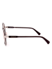 Longchamp Damen-Sonnenbrille in Braun-Silber/ Rosa