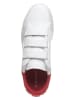 Lacoste Leren sneakers "Carnaby Evo" rood/wit
