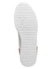 Lacoste Leren sneakers "Carnaby Evo" rood/wit