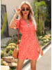 Coconut Sunwear Kleid in Rot