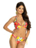 Meriell Club Bikini in Oliv/ Rot/ Gelb