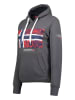 Geographical Norway Hoodie "Gpalm" in Anthrazit