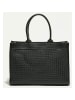Victor & Hugo Paris Leder-Henkeltasche "Nina" in Schwarz - (B)37 x (H)27 x (T)12 cm