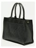 Victor & Hugo Paris Leder-Henkeltasche "Nina" in Schwarz - (B)37 x (H)27 x (T)12 cm