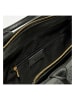 Victor & Hugo Paris Leder-Henkeltasche "Nina" in Schwarz - (B)37 x (H)27 x (T)12 cm
