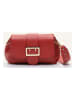 Victor & Hugo Paris Skórzana torebka "Irine" w kolorze czerwonym - 30 x 15 x 6 cm