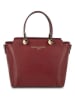 Victor & Hugo Paris Leder-Henkeltasche "Cavoli" in Bordeaux - (B)30 x (H)20,5 x (T)14,5 cm