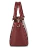 Victor & Hugo Paris Leder-Henkeltasche "Cavoli" in Bordeaux - (B)30 x (H)20,5 x (T)14,5 cm