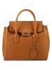 Victor & Hugo Paris Leren handtas "Jane" camel - (B)36 x (H)35 x (D)24 cm