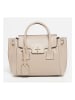 Victor & Hugo Paris Leder-Henkeltasche "Jeny" in Taupe - (B)25 x (H)19 x (T)7 cm