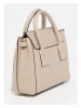 Victor & Hugo Paris Leder-Henkeltasche "Jeny" in Taupe - (B)25 x (H)19 x (T)7 cm