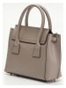 Victor & Hugo Paris Leder-Henkeltasche "Jany" in Taupe - (B)25 x (H)19 x (T)7 cm