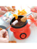 InnovaGoods Schokoladenfondue mit Zubehör in Rot/ Schwarz - (B)14,7 x (H)12,5 x (T)14,7 cm