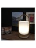 lumisky Lampy zewnętrzne LED (2 szt.) w kolorze brązowo-białym - wys. 37 x Ø 19 cm