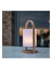 lumisky Lampy zewnętrzne LED (2 szt.) w kolorze brązowo-białym - wys. 37 x Ø 19 cm