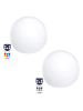 lumisky 2er-Set: LED-Dekoleuchten "Bobby" mit Farbwechsel - Ø 30 cm
