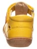 Naturino Leder-Lauflernschuhe in Gelb