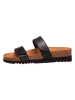 Scholl Leren slippers "Lusaka" bruin