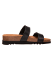 Scholl Leren slippers "Lusaka" bruin