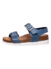 Scholl Skórzane sandały "Filippa" w kolorze niebieskim